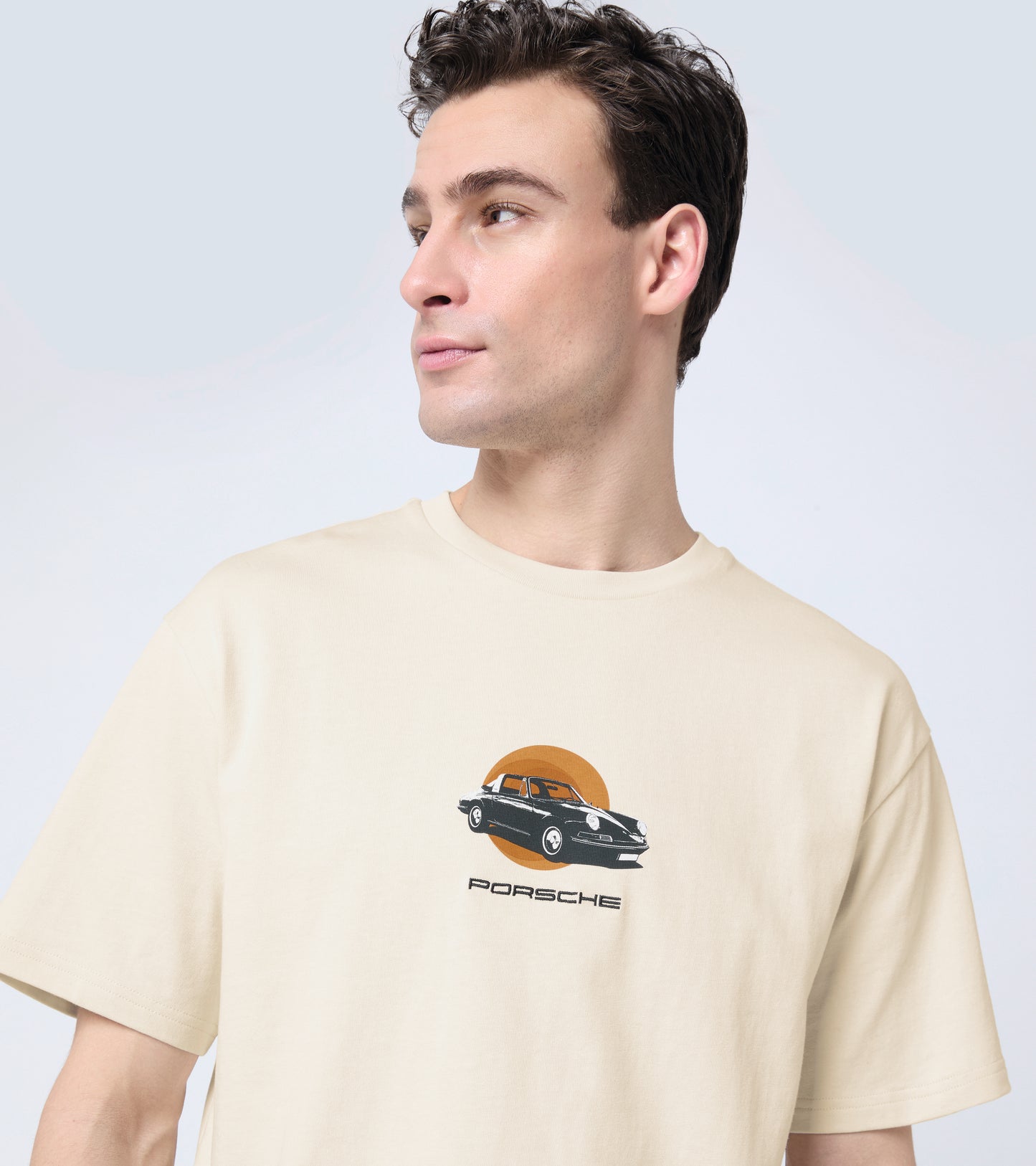 T-SHIRT 911 TARGA BEIGE