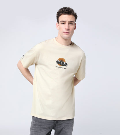 T-SHIRT 911 TARGA BEIGE