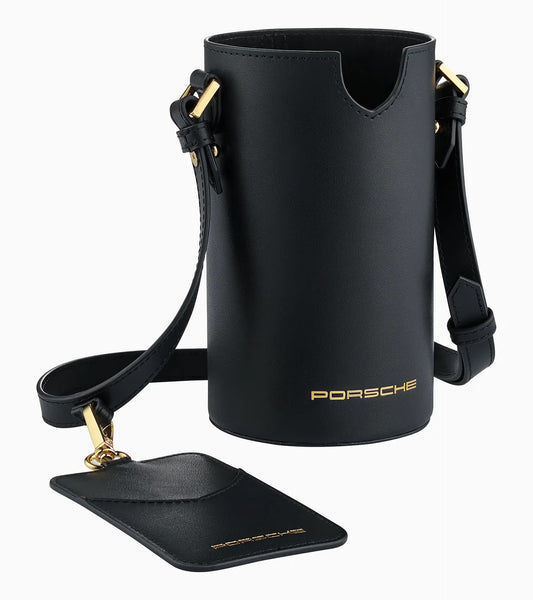 Bolso de hombro con portavasos