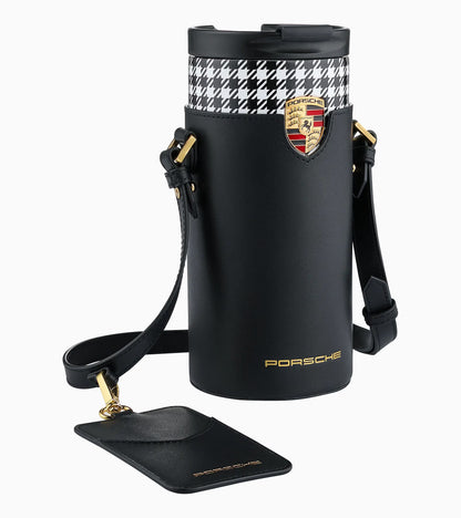 Bolso de hombro con portavasos